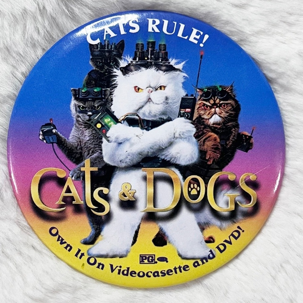 🔮 5/$25 Vintage Cats & Dogs Pin